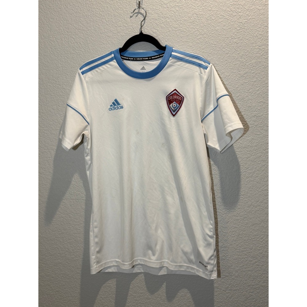 Adidas Mens Colorado Rapids Soccer Jersey White Medium‎